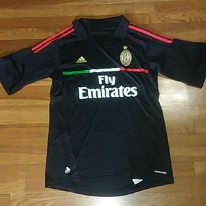 AC Milan Black Soccer Jersey